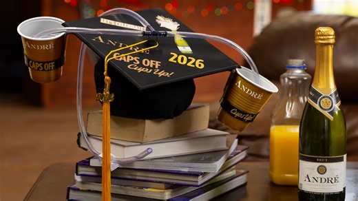 Champagne brand unveils drinkable graduation caps for students to sip during ceremonies