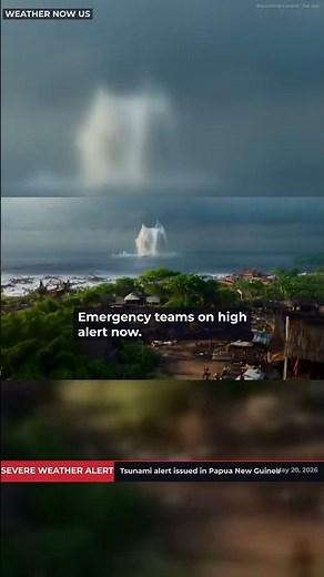 TSUNAMI ALERT IN MANUS: UNDERWATER VOLCANO ERUPTION THREATENS PAPUA NEW GUINEA
