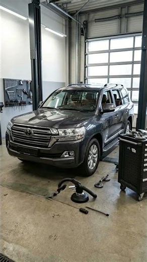 🤯 Incredible Land Cruiser Windshield Replacement Timelapse | Satisfying Car Repair