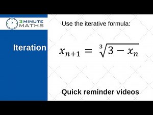 Iteration - GCSE maths grade 7+ fairly easy?