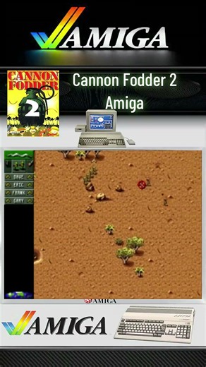 Cannon Fodder 2 on the Amiga.