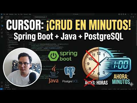 Tutorial CURSOR: Hago un CRUD en minutos, antes me tardaba horas (Spring Boot + Java + PostgreSQL)