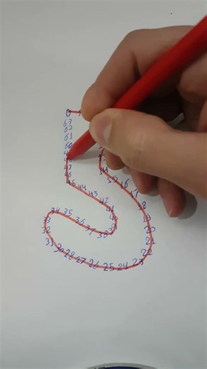 Draw the Path Using Numbers – 99% Fail