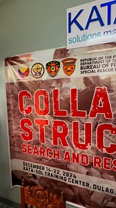 Collapsed Structure Search and Rescue Training #bfp #training | Jimmy Corpin Pasague