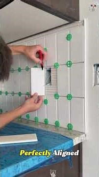 Step-by-Step Backsplash Installation Guide#TileWork#Backsplash#DIYProjects#KitchenRenovation