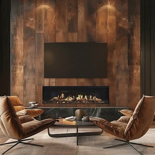 Ortal Holographic Electric Fireplace - Front Facing 60