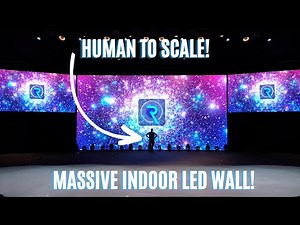 Massive Indoor LED Video Wall with over 11 million pixels!