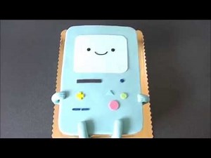 BMO from Adventure Time 3d cake / Tort 3d BMO z Pory na przygodę