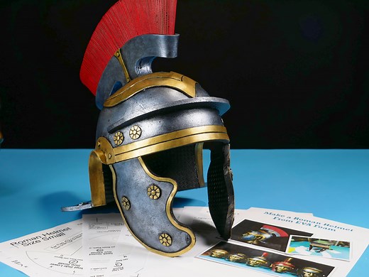 Roman Helmet Downloadable PDF Pattern