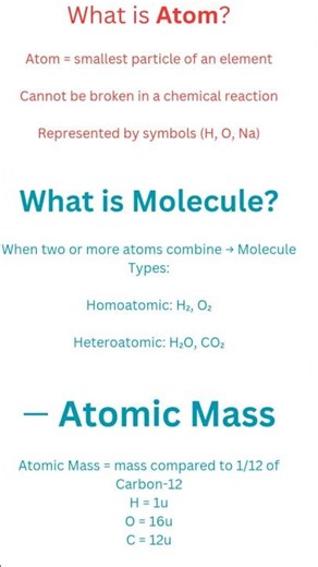 NIOS Class 12 Chemistry Chapter 1 Note| Atoms, Molecules & Chemical Arithmetic Part 2#nios#chemistry