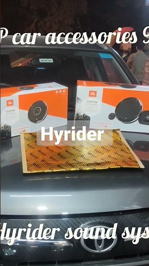 Toyota Hyryder & Urban Cruiser hybrid sound system upgrade with JBL GTO Stadium series speakers