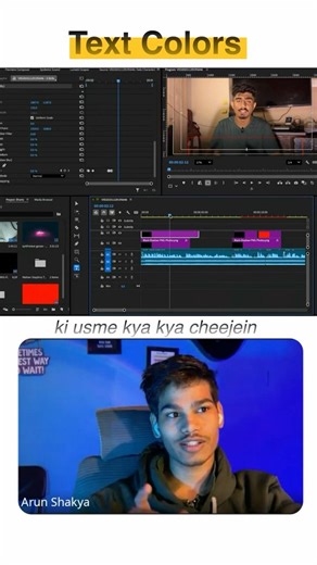 Professional Text Color Choice for Premium Videos #textcolor #editingtips