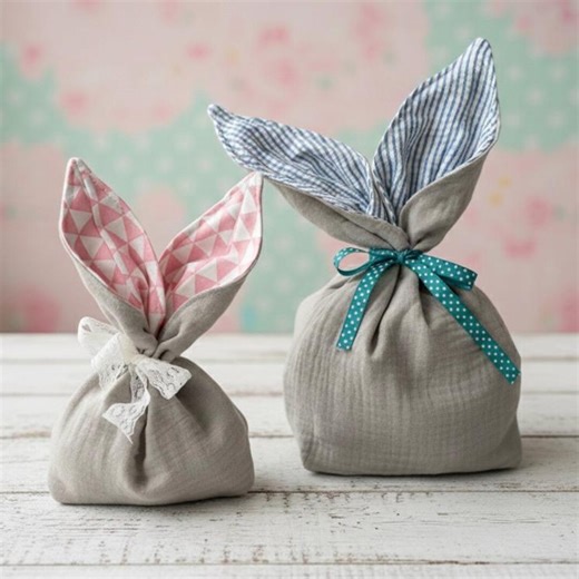 Easter Bunny Treat Bag Sewing Pattern PDF | DIY Fabric Easter Basket | Beginner Friendly Sewing Tutorial | Instant Download (PDF) - Etsy Australia