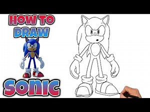 How To Draw Sonic The Hedgehog | SONIC X | STEP BY STEP #sonicx #drawing #sonicdrawing