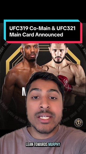 UFC319 Co-Main and UFC321 Main Card Details Revealed