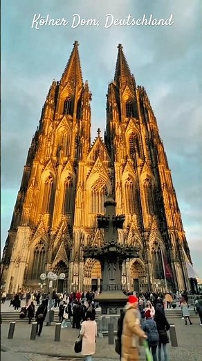 Kölner Dom, Deutschland 🇩🇪 | Die beeindruckendste Kathedrale Europas in goldenem Licht