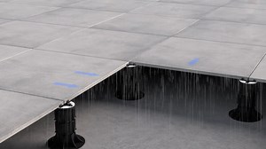 The Eterno SE Adjustable Support is our fully adjustable flagship product, with a range from 28 to 550mm, and features a self-leveling head that automatically compensates for slopes up to 5%. It can be used with any type of flooring and combines numerous technical and practical advantages in terms of laying external raised floors. | Eterno Ivica