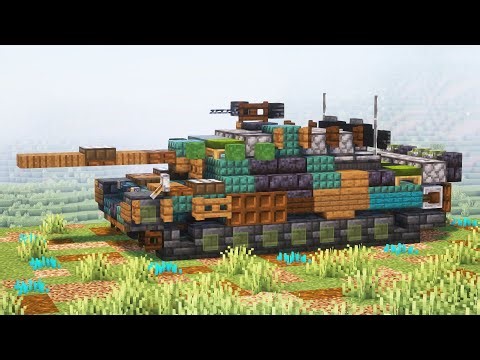 Tank Leopard 2 in minecraft