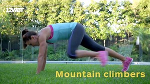 309K views · 1.8K reactions | Fallen off the wagon? Well get back on it quickly with this 5-minute Cardio Blaster! Try 3 reps of this routine for maximum results. Basketball Jumps x12 Mountain Climbers x12 Front Kicks x12 (per leg) | Michelle Bridges 12 Week Body Transformation | Facebook