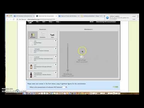 Virtual Lab Acid & Base Titration - Part 1