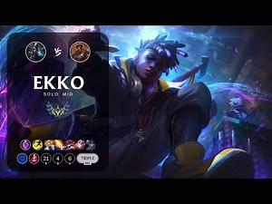 Ekko Mid vs Viktor - EUW Challenger Patch 12.21