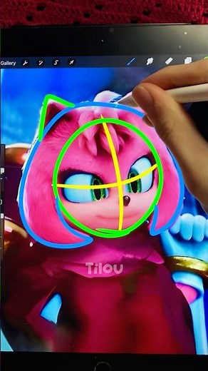 Drawing Amy Rose from Sonic Movie 3! ⚡️