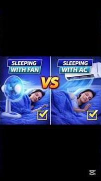“Sleeping with Fan vs AC 😳 Which Is Healthier for Your Body?”