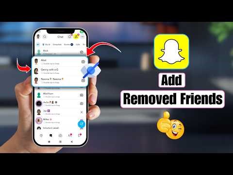 How to Add Removed Friends Back on Snapchat (Recover Deleted Friends 2026)