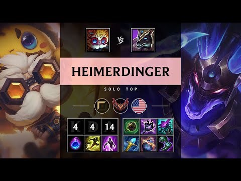 Heimerdinger Top vs Nasus - NA Grandmaster Patch 25.21