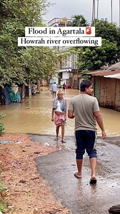 35K views · 2.8K reactions | Howrah River Overflowing making any low lying areas in Agartala under water now Stay safe and stay alert ‼️ #river #flood #agartala #tripura #howrah #explore #trending #instagram #agartalacity | Teestasaha | Facebook