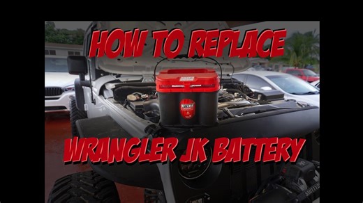 Jeep Wrangler JK Battery Upgrade / How to replace Jeep battery
