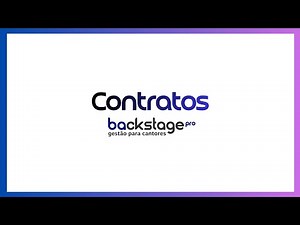 CONTRATOS - Aplicativo Backstage Pro Gestão para cantores & Banda