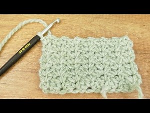 Crochet Pattern Mini V-Stitch | Easy Crochet Pattern in Single Crochet & Chain Stitches | Learn t...