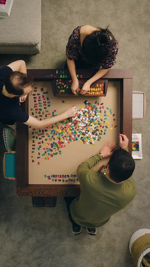 Whole Foods Puzzle Table: Modular Gaming Table Launching Soon on Kickstarter