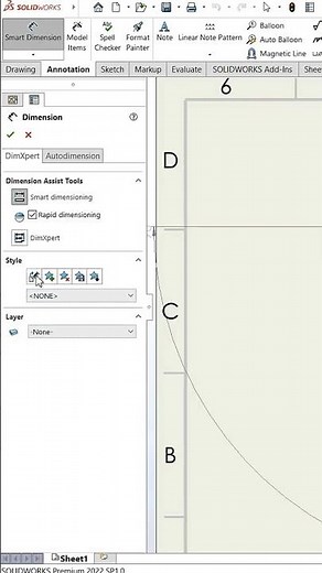 How to Make Engineering Drawings in SOLIDWORKS (Section View & Dimensions) | SHORTS | DEVELOPMECH
