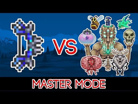 Terraria 1.4.3.2 - Pulse Bow vs ALL Bosses (Master Mode)
