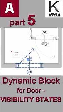 Dynamic Block for Door - part 5 - Visibility States