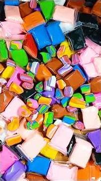 Clay Slime 😻 Satisfying Clay ASMR #asmr #slimeasmr #slime #satisfying