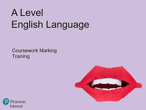 Pearson Edexcel A Level English Language: Coursework Marking (2023)