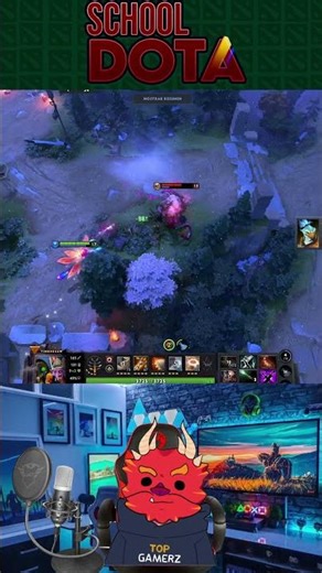 Restauración masiva: El beneficio del Holy Locket en el rescate 🌸🛡️ #dota2saves