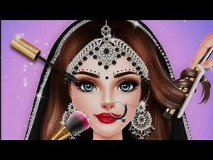 Indian Dress Up Wedding Game ll Bride Makeover challange ll Indian Wedding
