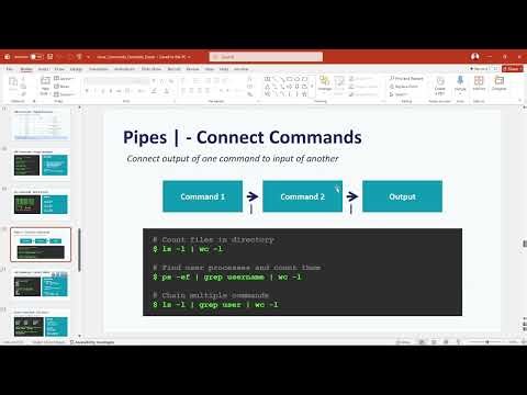 Linux Lab | Experiment 4 - Part 2 | Pipes & More Commands