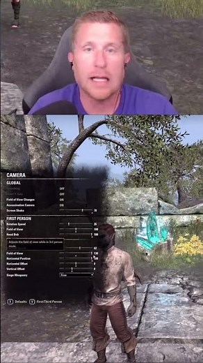Welcome to ESO: Camera settings that will improve your gameplay #Shorts