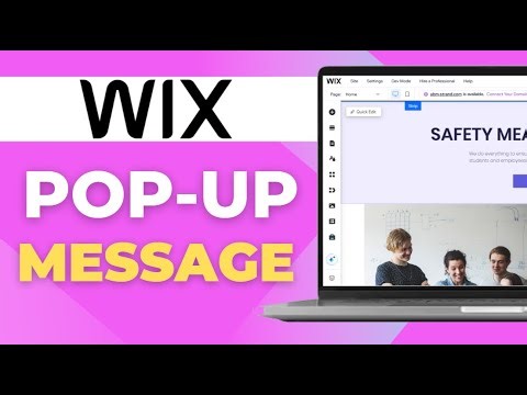 How to Create a Pop Up Message in Wix Website