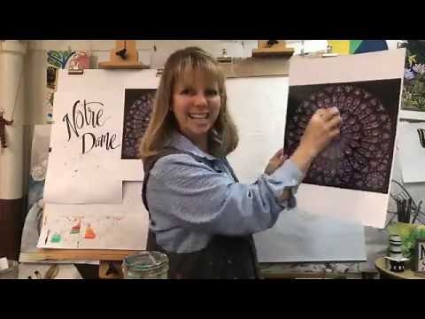 MAKE a Rose Window Notre Dame Art Lesson