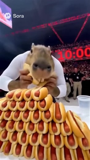 Capy Papi | Capy Papi Glizzy Gobbler Champion 🏅 #hotdog #costco | Instagram