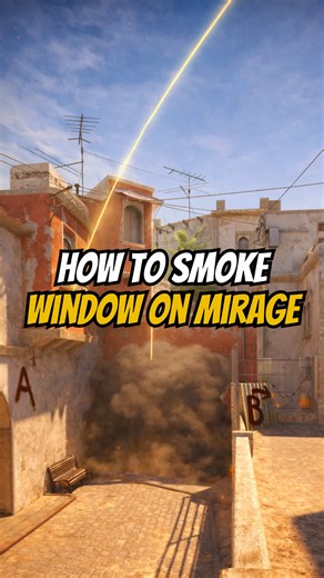 How to Smoke Window on Mirage in CS2