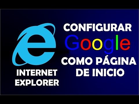 INTERNET EXPLORER - como configurar página de inicio