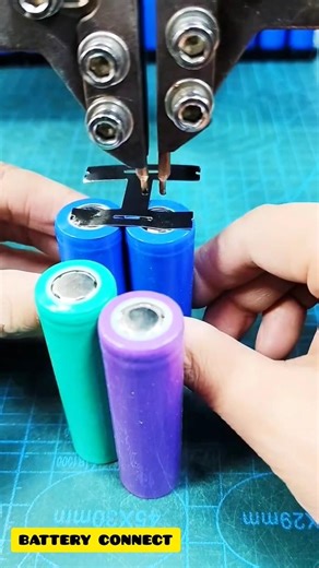 18650 Battery Spot Welding 🔋 DIY Pack Build #spotwelding #diybattery #diy #batteryfix #robot #pfix