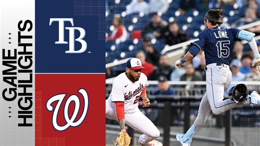 Lo más destacado Rays vs. Nacionales
